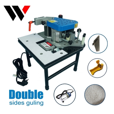 Mini Small Building Material Shops PVC Curve Woodworking Edge Bander Hand Held Portable Banding Machine For Furniture